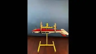 Model Airplane Stand Demo.