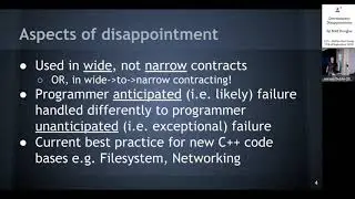 Deterministic Disappointment by Niall Douglas