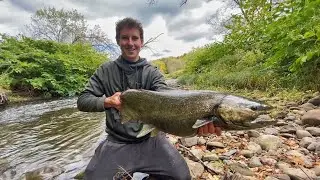 FALL Fishing and EXPLORING UPSTATE New York RIVERS! (king salmon, smallmouth) [3 New Species]