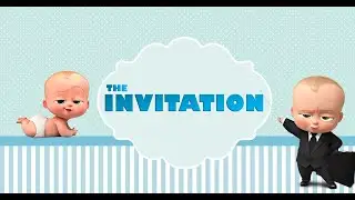 Boss Baby Birthday Invitation Video | 1st Birthday Party Invitation Video For Whatsapp