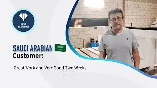 Blue Elephant CNC Feedback from Saudi Arabia KSA on CNC Bridge Saw Machine