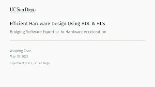 Efficient Hardware Design Using HDL & HLS - Bridging Software Expertise to Hardware Acceleration