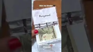 worlds smallest budgeting binder! watch me stuff this mini binder dave ramsey inspire