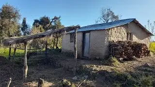 organic foodwith beautiful nature life story of nepal poor village in clean climate.
