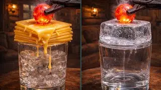 Red Hot Ball Melting vs Butter, Cheese & Ice & more🔥Pass✅️ or Fail ❌️?