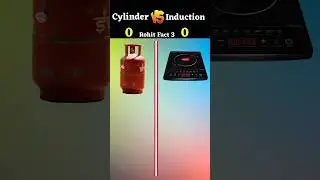 Gas cylinder Vs Induction chulha ❓#shorts