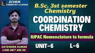 (L6) IUPAC Nomenclature to formula coordination compounds || Coordination chemistry #coordination