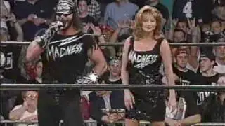 (5.12.1997) Road to Slamboree '97 Part 1 - Macho Man with Miss Elizabeth arrive after Michael Buffer
