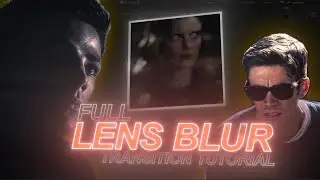 How I Make this Trending LENS BLUR Transition! || After Effects