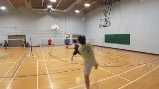 Badminton at TOR|Game1 Richard/Jensen v Patrick/Abu |#badminton #badmintonrallies 2026Jan07_Wed