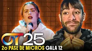 REACCION a OLIVIA - Tengo un pensamiento | SEGUNDO PASE DE MICROS GALA 12 | OT 2025 #OT2025