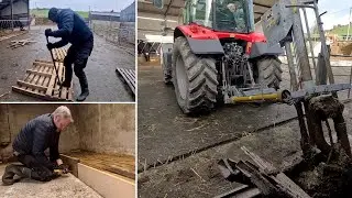 Bad Start Good Ending || Building Calf Beds And Lowering Tanks