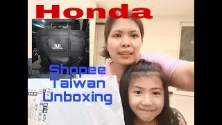UNBOXING HONDA CAR SEAT BACK PROTECTOR COVER ORGANIZER POCKET LEATHER (shopee Taiwan)