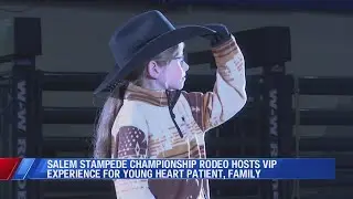 Salem Rodeo celebrates young cowboy with VIP experience