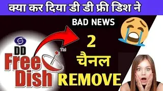 dd free dish bad news | Latest Update | 2 चैनल Remove Today 😭 | 21 jan | dd free dish 