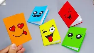 Diy easy mini notebook papercraft ideas 💡💡 easycrafts 