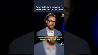 Tom Hiddleston's message to Loki's fans about his fate!#loki #tomhiddleston #hiddlestoners