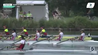 Championnat de France J16 Bateaux longs Libourne 2019 - Finale du quatre de couple femmes-J16F4x