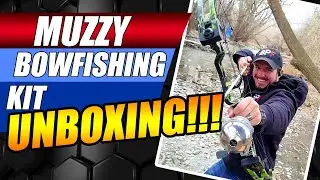 Распаковка лука Muzzy Bowfishing! Катушка Muzzy Bowfishing, комплект блочного лука Muzzy Bowfishing Vice