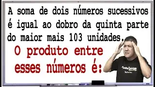 QUESTÃO COM PROBLEMA DO 1º GRAU - NÍVEL 1 - Prof Robson Liers - Mathematicamente