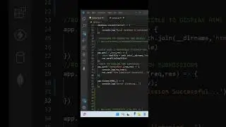 How to Send Form Data to Server #server #nodejs #expressjs #htmlform