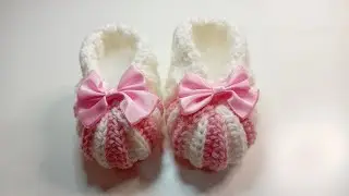 TUTORIAL:Scarpine Neonato Uncinetto