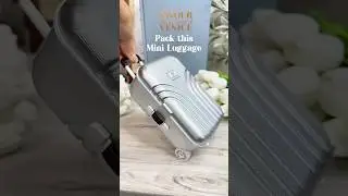 Pack this mini luggage. #asmr #asmrrestock #aesthetic #satisfying #satisfyingvideo #whatsinmybag
