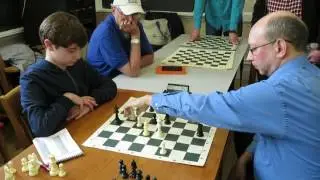 Last game of GM Joel Benjamin simul at Vassar-Chadwick Chess Club