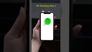 How to upload HD quality status on WhatsApp 🤔 #whatsappstatus #hdstatus