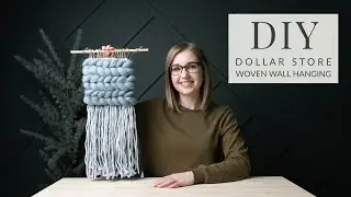 DIY Dollar Store Woven Wall Hanging