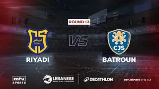 Decathlon Lebanese Basketball Championship 2025-2026 | Riyadi vs Batroun - Round 13