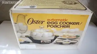 Making Hard Boiled Eggs In A Vintage 1980 Oster Automatic Egg Cooker And Poacher Model 579-16B