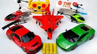 Radio Control War Aircraft Jet Unboxing And Testing RC 1:24 Speed Car's Racing RC Helicopters 