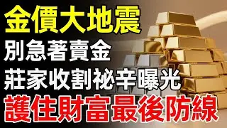 黃金一夕震盪200美金，這不是崩盤是財富大挪移？帶您看清「莊家圈套」，護住家裡的壓箱寶，別在黎明前認輸！#黃金走勢 #金價 #理財觀念