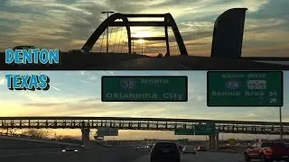 Denton, TX: Lake Lewisville Toll Br, I-35E & 35W Split, and Loop-288