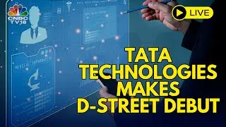 В ПРЯМОМ ЭФИРЕ | Tata Technology выходит на биржу Dalal Street | Листинг IPO | Дебют на D-Street | N18L | IPO Tata Tech