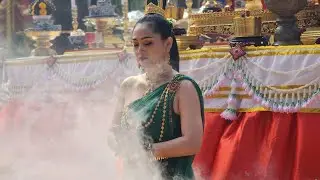 อาจารย์แอ้นาคราช รำถวายปู่เวสสุวรรณ ณ วัดป่านาเจริญ อ.นาเยีย จ.อุบลฯ