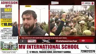 Students peaceful protest demanding the establishment of a National Law University (NLU) in Jammu.