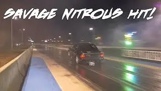 2 OF THE HARDEST NITROUS HITS EVER BY THESE 2 MUSTANGS!