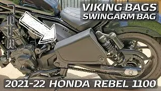 REBEL1100: Viking Bags Rebel Swingarm Bag // Install, Modifications & Review