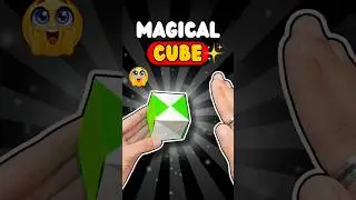Amazing Magical Cube Tutorial 🪄😱✨ #shorts #diy #craft #papercraft #origami #artandcraft #experiment
