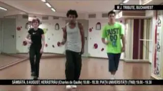 Michael Jackson Tribute Bucharest - 5 minutes lesson - Dance Steps