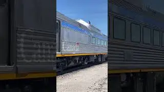 Via Budd Car Train At Chapleau! (Nana's Angle Version) #train #trains #via
