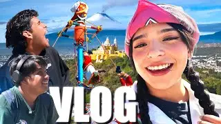 SIENDO VOLADORA DE PAPANTLA POR UN DÍA feat. EL GRAN ALEXIS, PACO CASCO Y PRIVAT 🥷 | VLOG