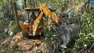 New Mountain Road Project Connecting Villages, Farms & Jungles – JCB Backhoe