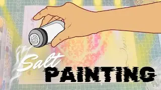 Create Magical Art with DIY Salt Painting!🧂 | #shorts #art 