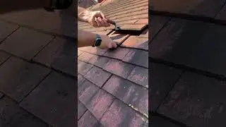 Broken tile repair. DIY. #diy #roofer #roofing #roofrepair #roof #repairs #diyrepair #diyprojects