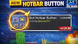 Slot Hotbar Buttons Mod For MCPE 1.21+ | Best PvP Pack 🔥