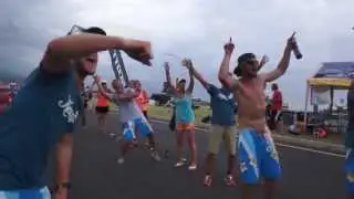 Party auf dem Queen K Highway &ndash; IRONMAN Hawaii 2014