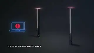 Shopguard Pillar, RF TRX EAS antenna, electronic article surveillance